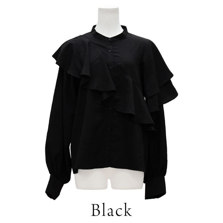 アシメフリルブラウス | A.NATALY | 詳細画像6 