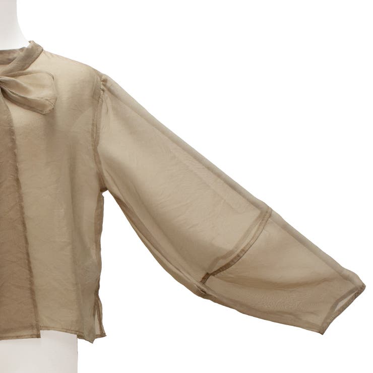 オーガンジーボウタイブラウス | A.NATALY | 詳細画像12 