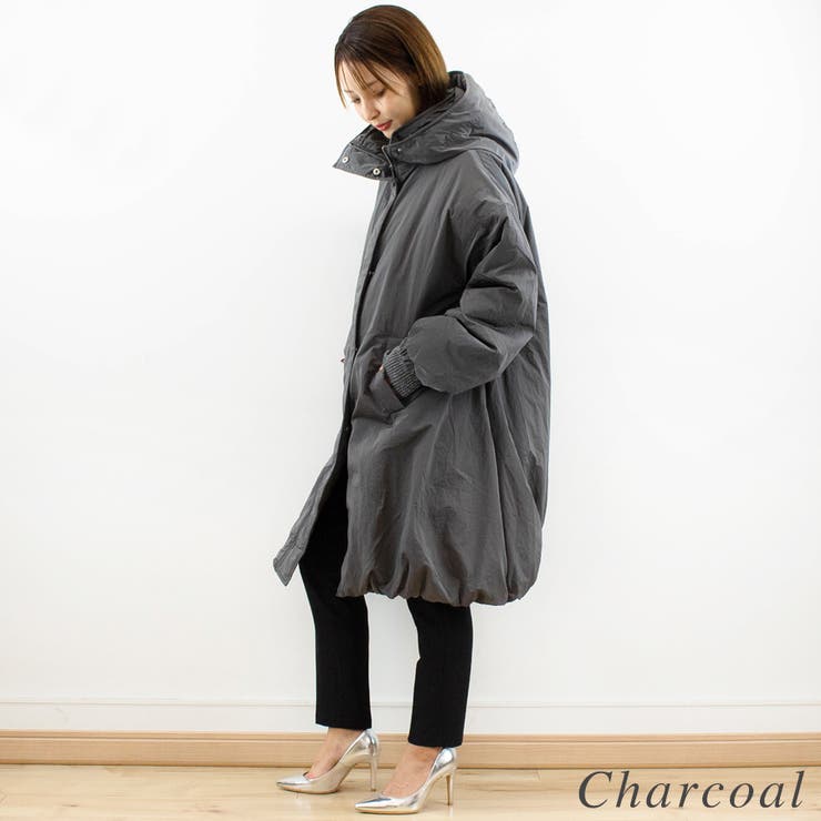 ブライトタフタファイバーダウンバルーンコート | A.NATALY | 詳細画像3 