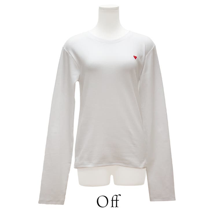 ハート刺繍ロンＴ | A.NATALY | 詳細画像7 