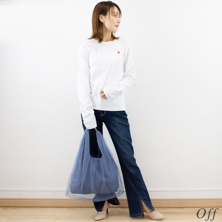 ハート刺繍ロンＴ | A.NATALY | 詳細画像2 