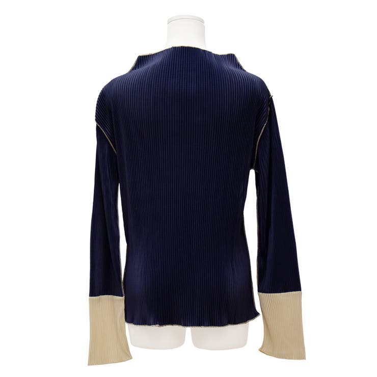 プリーツ配色ハイネック | A.NATALY | 詳細画像11 