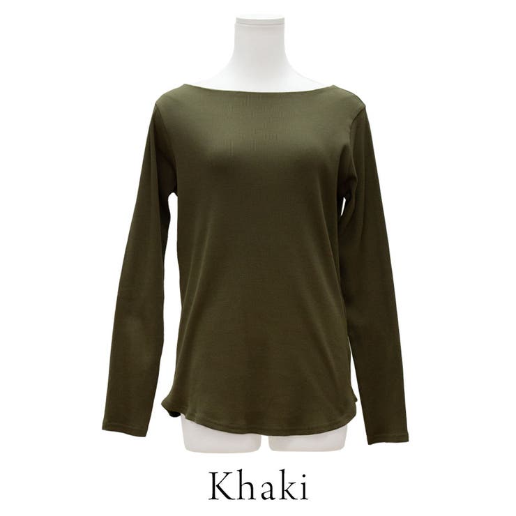 リブボートネックカットソー | A.NATALY | 詳細画像13 