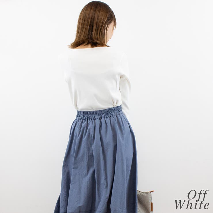 リブボートネックカットソー | A.NATALY | 詳細画像1 