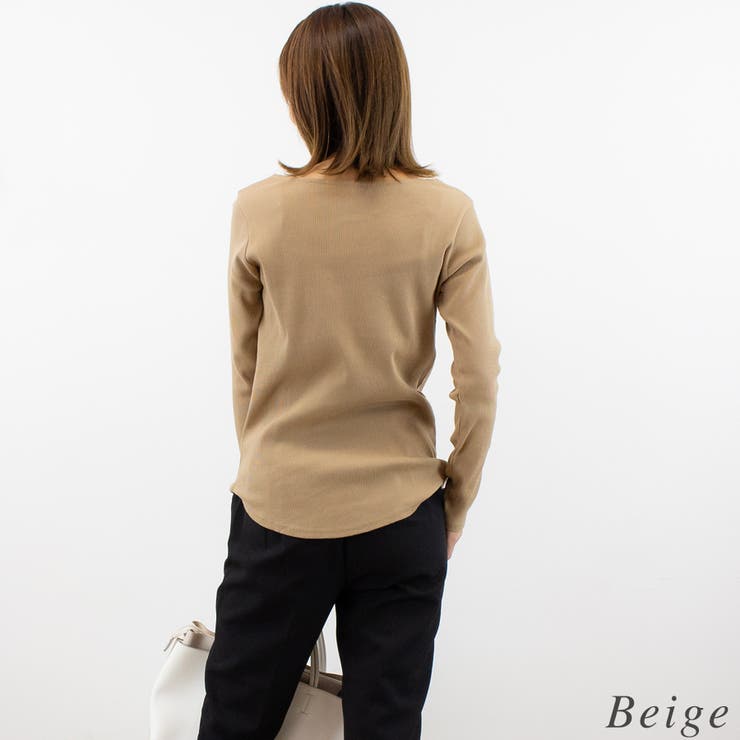 リブボートネックカットソー | A.NATALY | 詳細画像3 