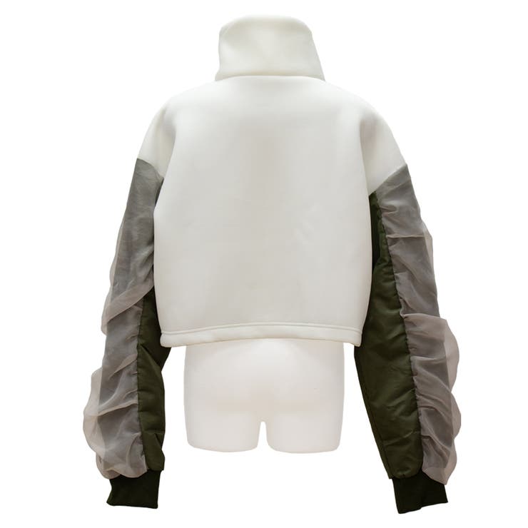 ハーフジップダンボールニットプルオーバー | A.NATALY | 詳細画像8 