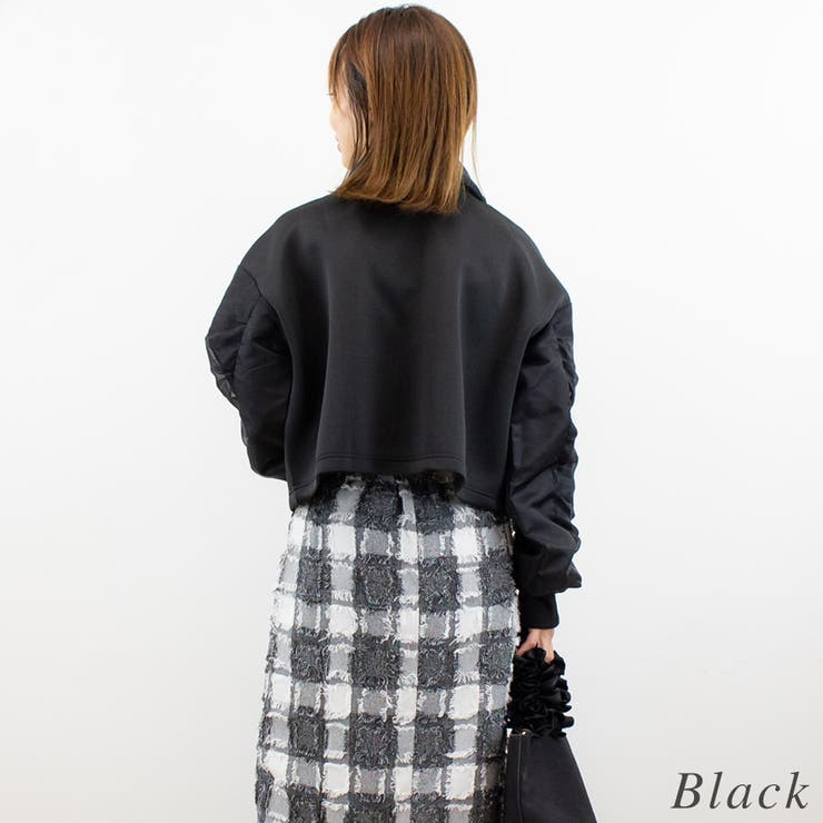 ハーフジップダンボールニットプルオーバー | A.NATALY | 詳細画像3 