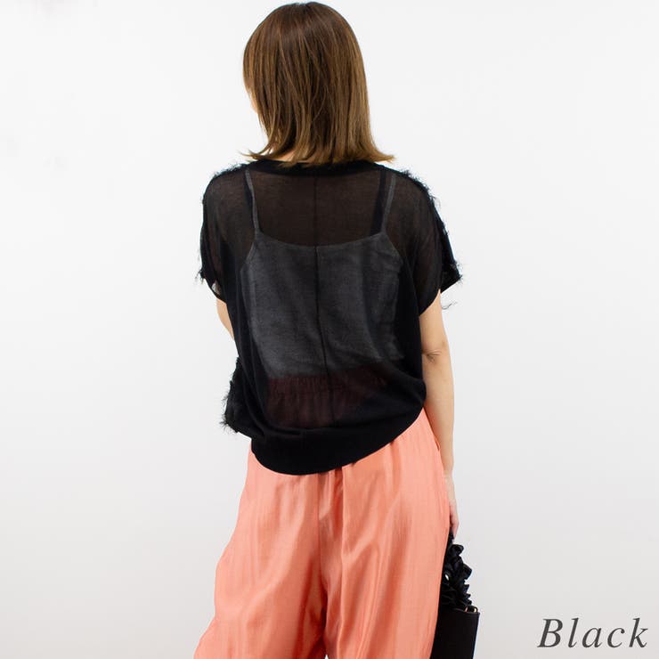 フロントフリンジニットプルオーバー | A.NATALY | 詳細画像3 