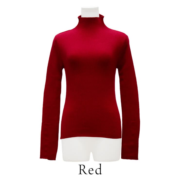 シルバー釦ハイネックニット | A.NATALY | 詳細画像10 