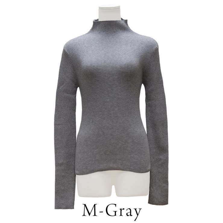 シルバー釦ハイネックニット | A.NATALY | 詳細画像11 