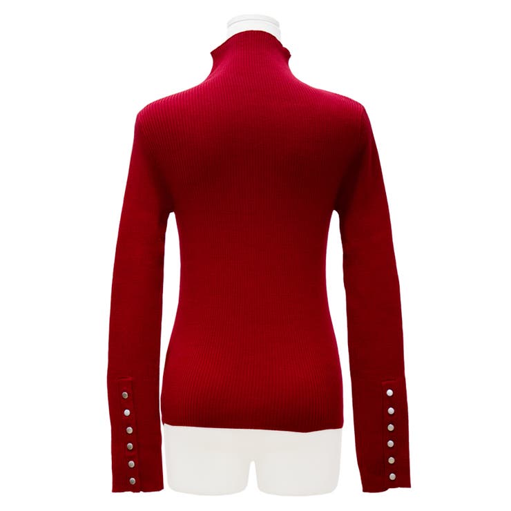 シルバー釦ハイネックニット | A.NATALY | 詳細画像14 