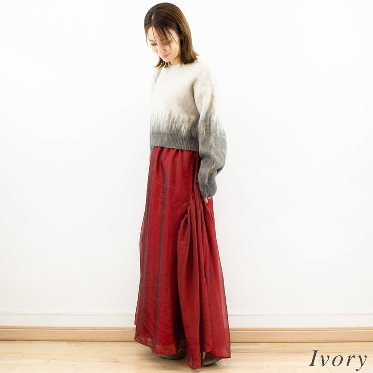 アルパカタッチバイカラークロップドプルオーバー | A.NATALY | 詳細画像2 