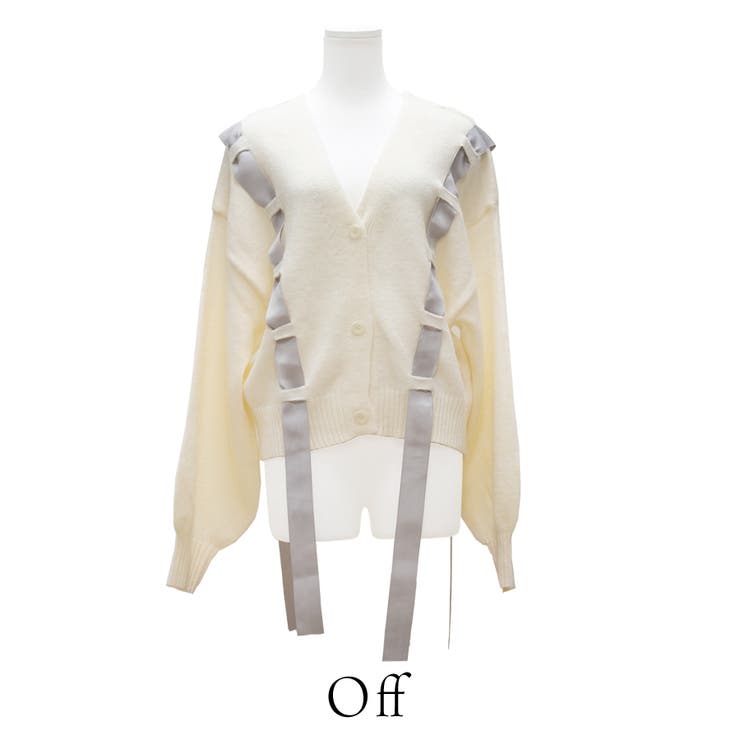 アルパカタッチテープニットカーディガン | A.NATALY | 詳細画像7 