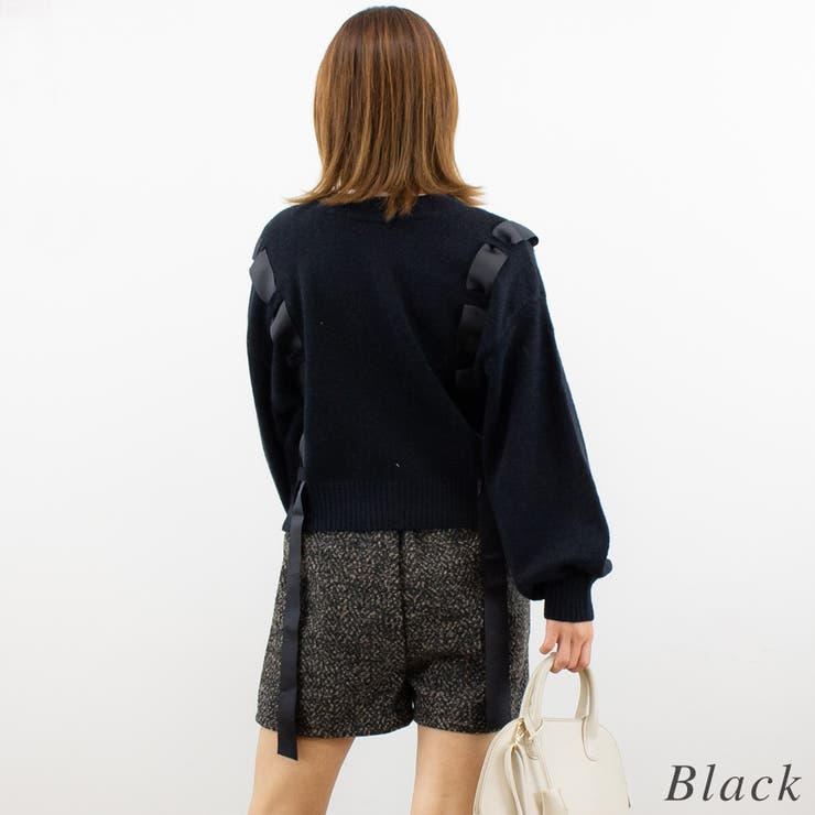 アルパカタッチテープニットカーディガン | A.NATALY | 詳細画像1 