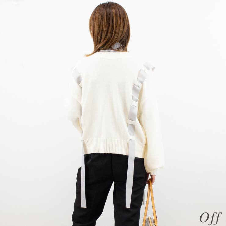 アルパカタッチテープニットカーディガン | A.NATALY | 詳細画像3 