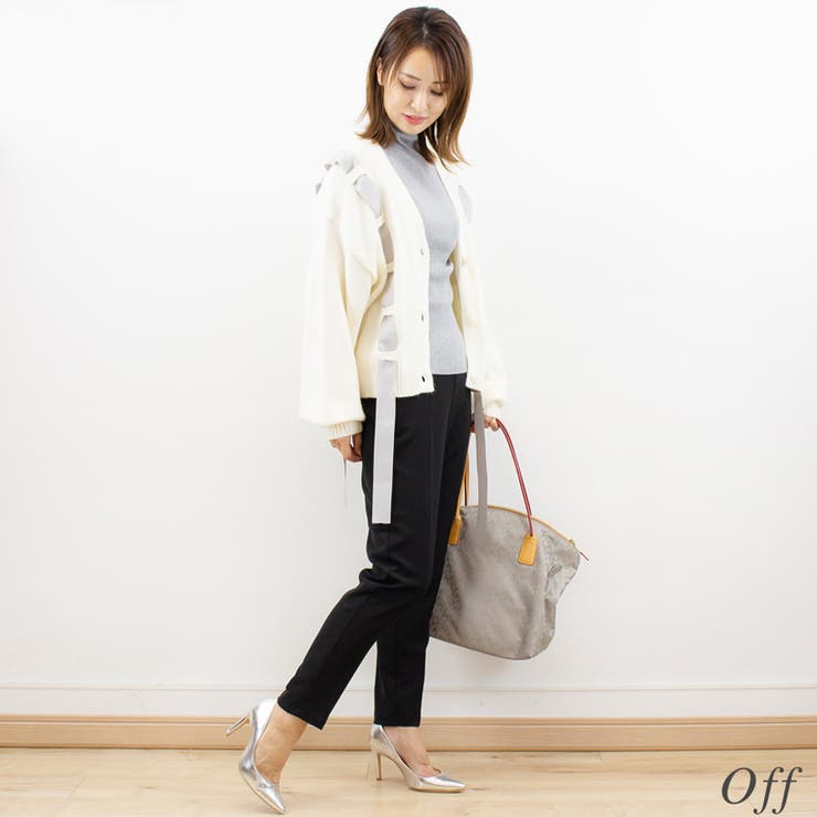 アルパカタッチテープニットカーディガン | A.NATALY | 詳細画像4 