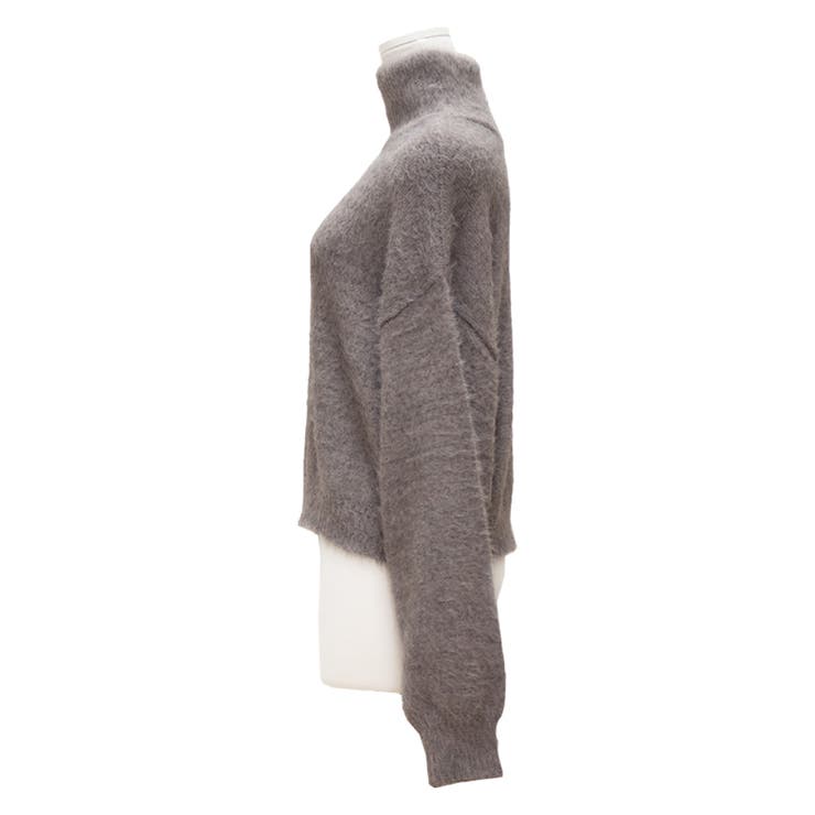 ミックスフェザークロップドハイネックプルオーバー | A.NATALY | 詳細画像10 