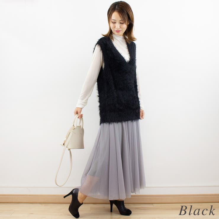 フェザーニットベスト | A.NATALY | 詳細画像8 