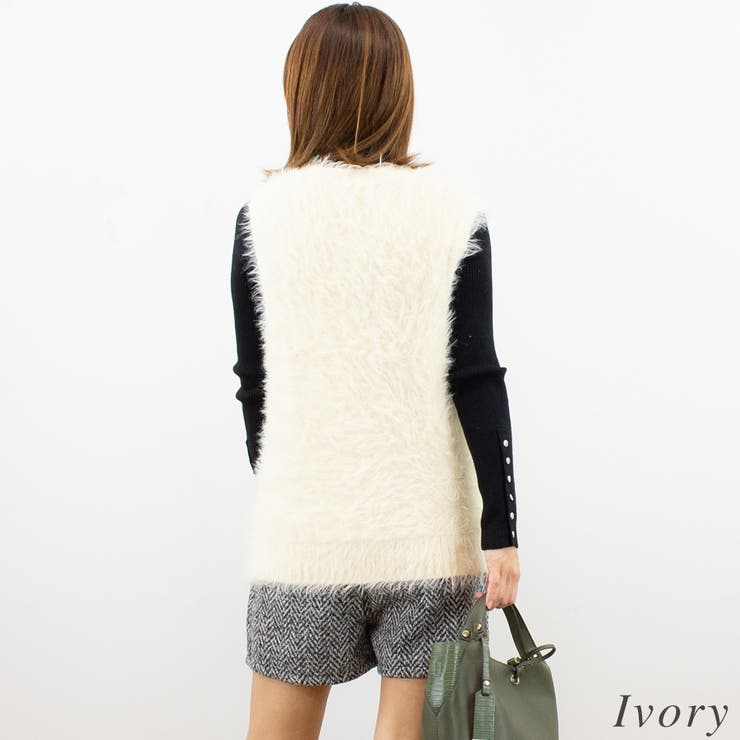 フェザーニットベスト | A.NATALY | 詳細画像3 