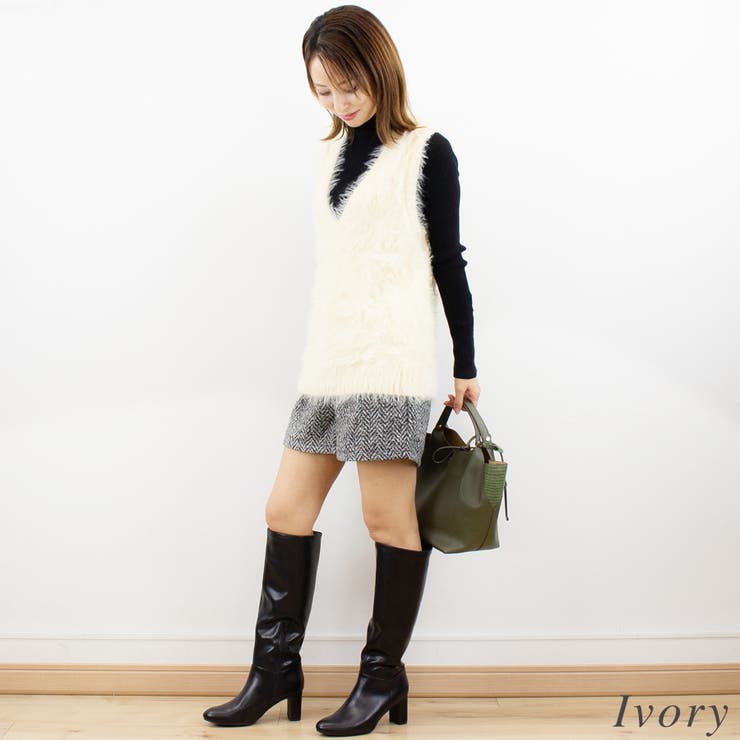 フェザーニットベスト | A.NATALY | 詳細画像4 