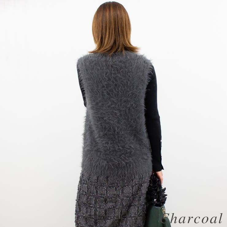 フェザーニットベスト | A.NATALY | 詳細画像5 