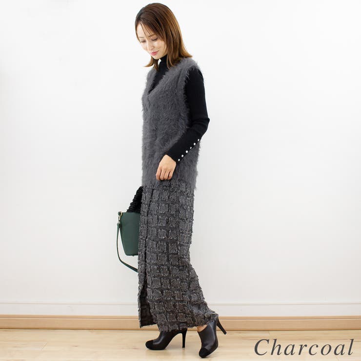 フェザーニットベスト | A.NATALY | 詳細画像6 