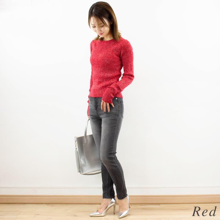 ラメクルーネックプルオーバー | A.NATALY | 詳細画像2 