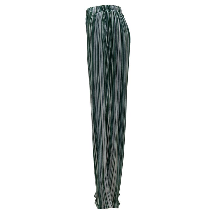 エスパンディーストライプカラーパンツ | A.NATALY | 詳細画像10 