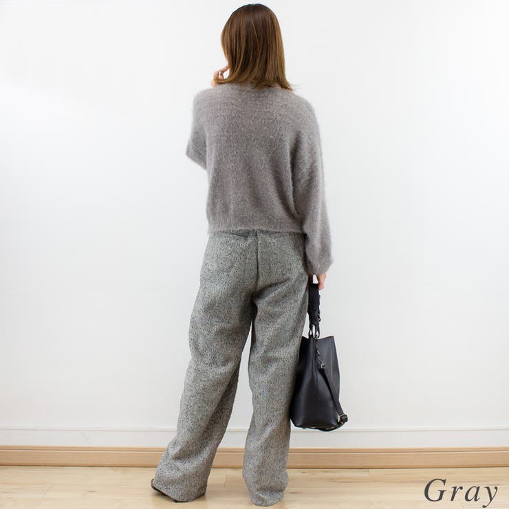 ネップツイードカーブパンツ | A.NATALY | 詳細画像4 