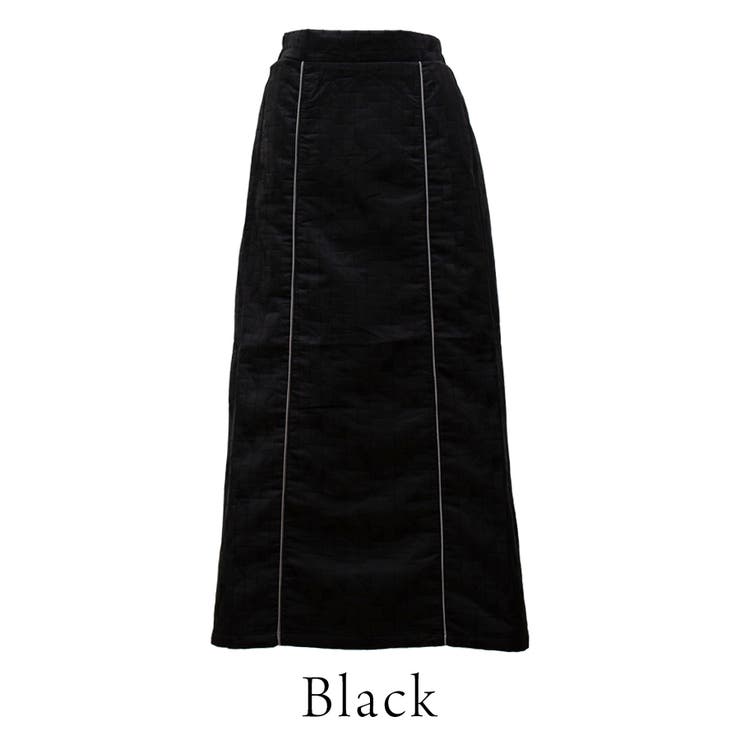 キルトパイピングストレートスカート | A.NATALY | 詳細画像9 