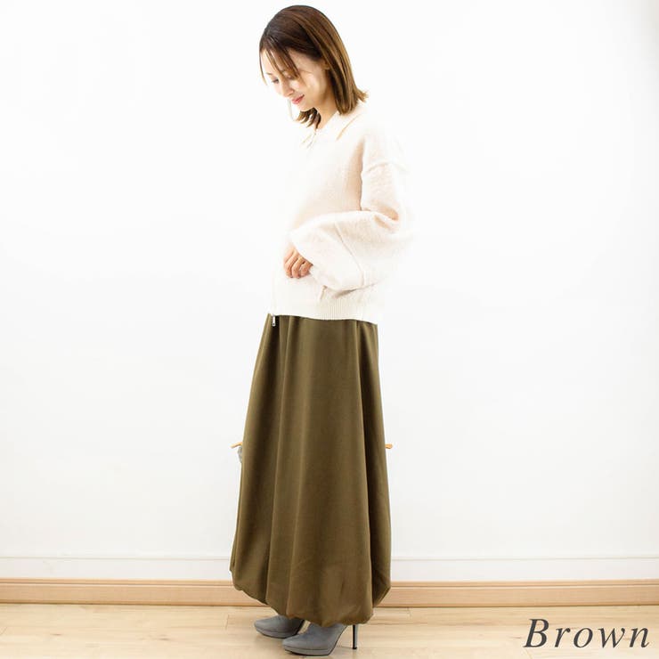 起毛ツイルバルーンスカート | A.NATALY | 詳細画像1 