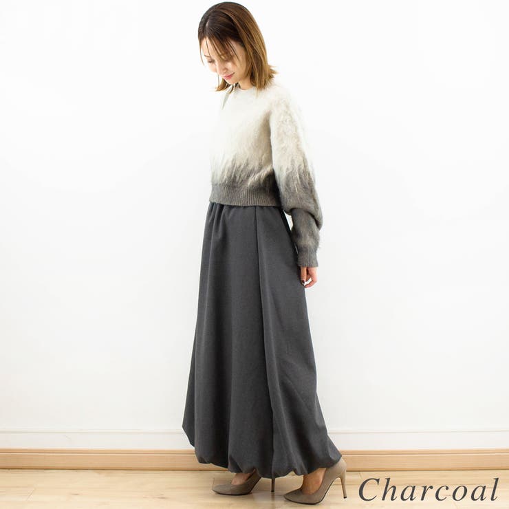 起毛ツイルバルーンスカート | A.NATALY | 詳細画像3 