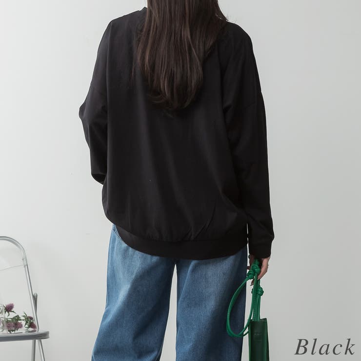 コットンゆったりロングスリーブカットソー | A.NATALY | 詳細画像9 