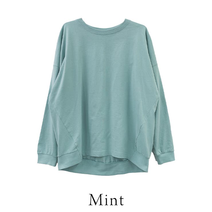 コットンゆったりロングスリーブカットソー | A.NATALY | 詳細画像12 