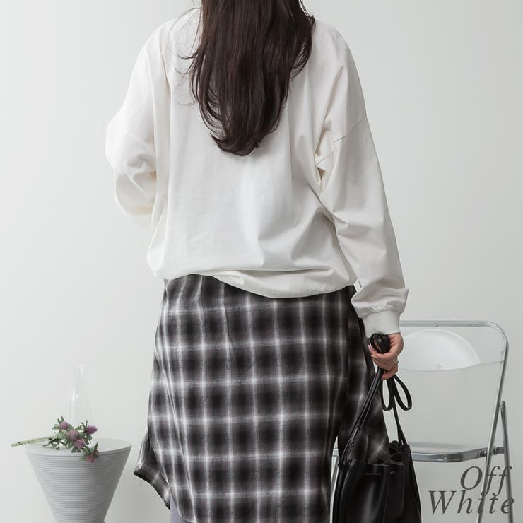 コットンゆったりロングスリーブカットソー | A.NATALY | 詳細画像1 