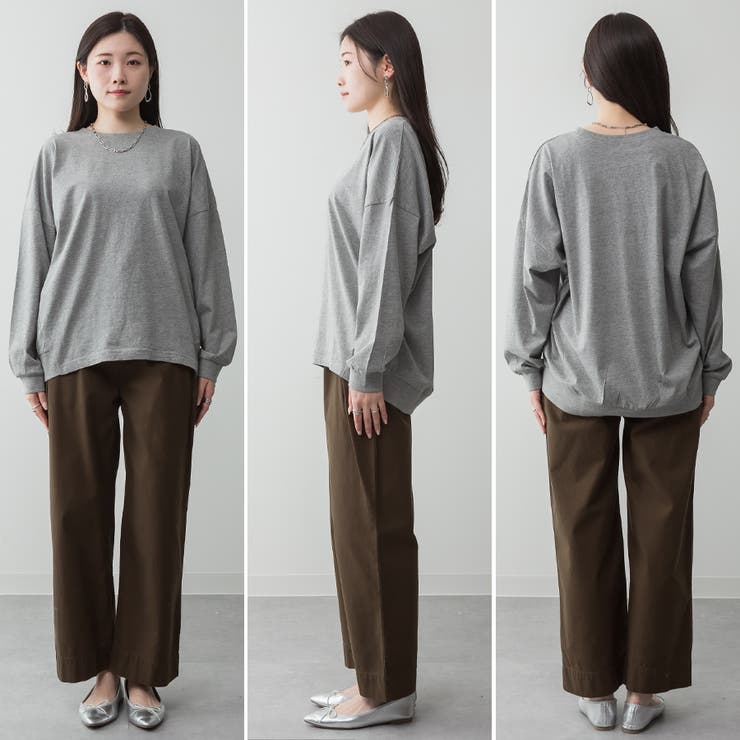 コットンゆったりロングスリーブカットソー | A.NATALY | 詳細画像16 