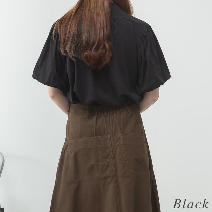 ブラウス風パフスリーブカットソー | A.NATALY | 詳細画像9 