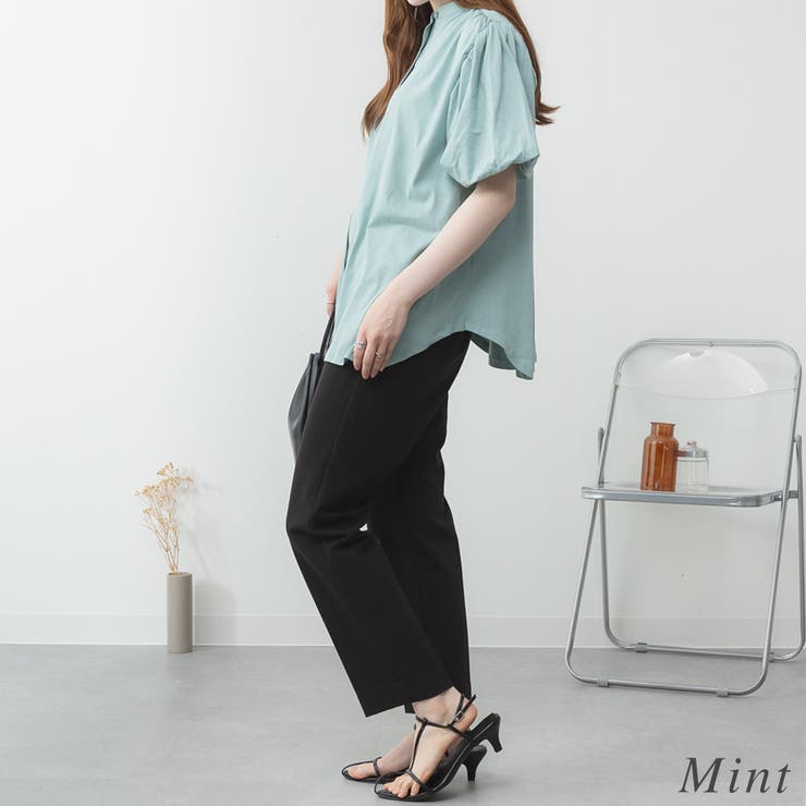 ブラウス風パフスリーブカットソー | A.NATALY | 詳細画像2 