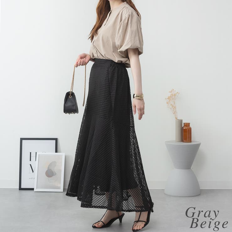 ブラウス風パフスリーブカットソー | A.NATALY | 詳細画像6 