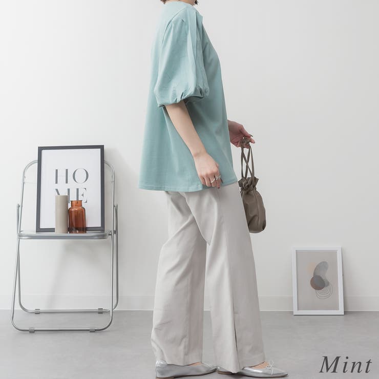 コットンパフスリーブTシャツ | A.NATALY | 詳細画像2 