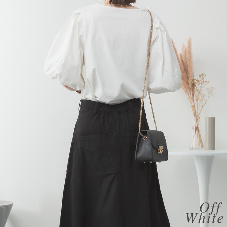 コットンパフスリーブTシャツ | A.NATALY | 詳細画像3 