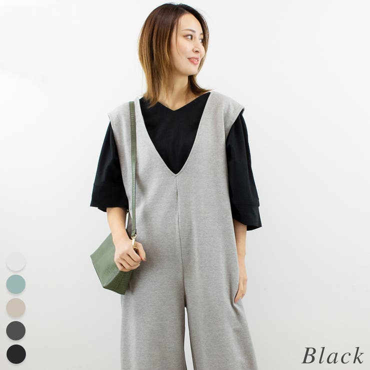 Vネック7分袖ドルマンTシャツ Vネック7分袖ドルマンTシャツ[品番：ACTW0004319]｜A.NATALY