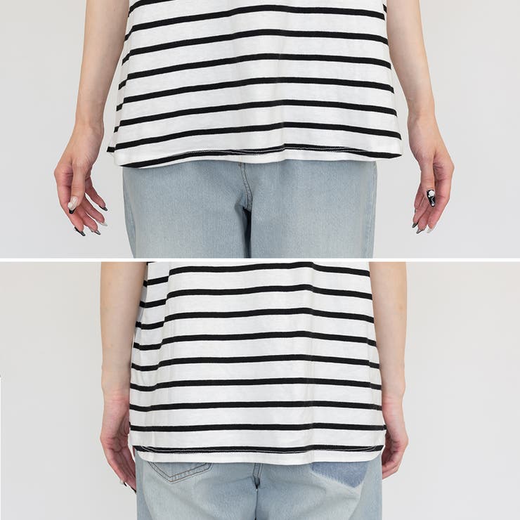 ボーダーパフスリーブトップス | A.NATALY | 詳細画像9 