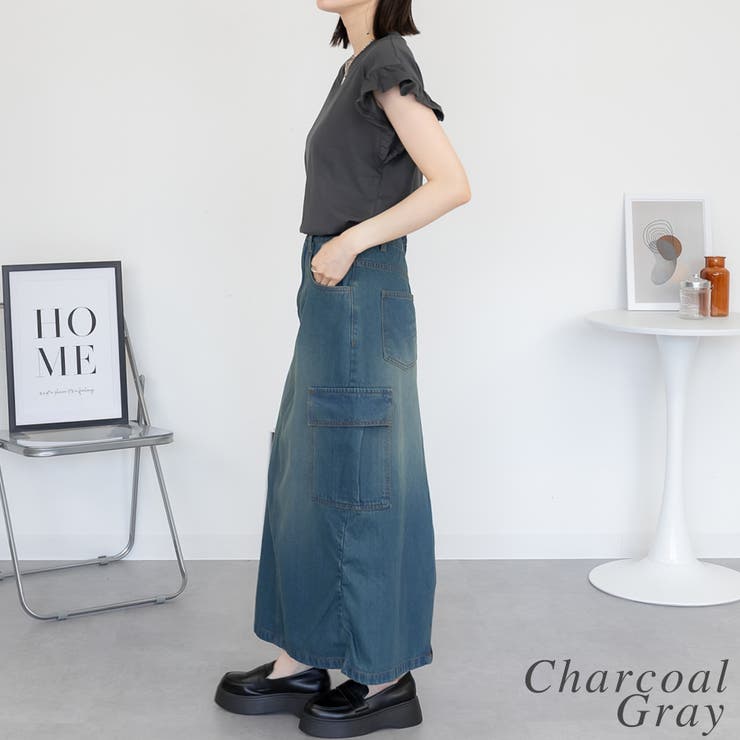 袖フレアーフレンチスリーブトップス | A.NATALY | 詳細画像8 