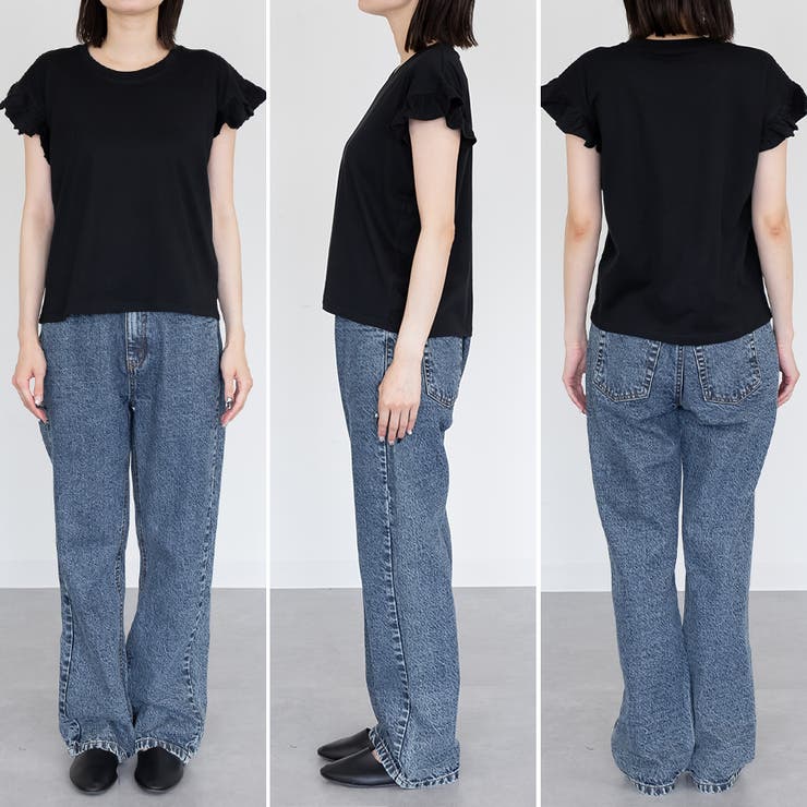 袖フレアーフレンチスリーブトップス | A.NATALY | 詳細画像12 