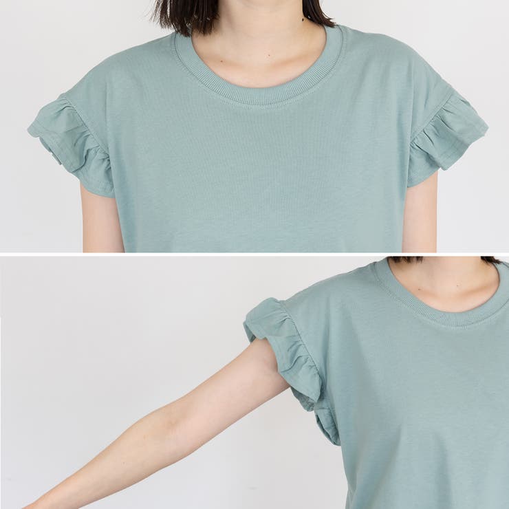 袖フレアーフレンチスリーブトップス | A.NATALY | 詳細画像13 