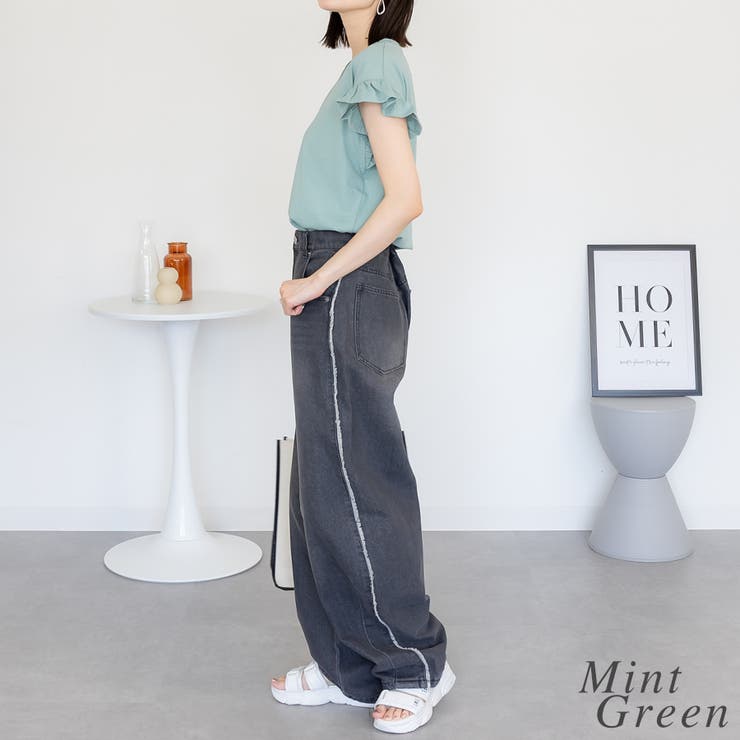 袖フレアーフレンチスリーブトップス | A.NATALY | 詳細画像2 