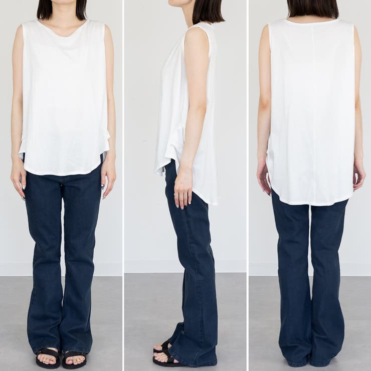 脇タックノースリーブトップス | A.NATALY | 詳細画像10 