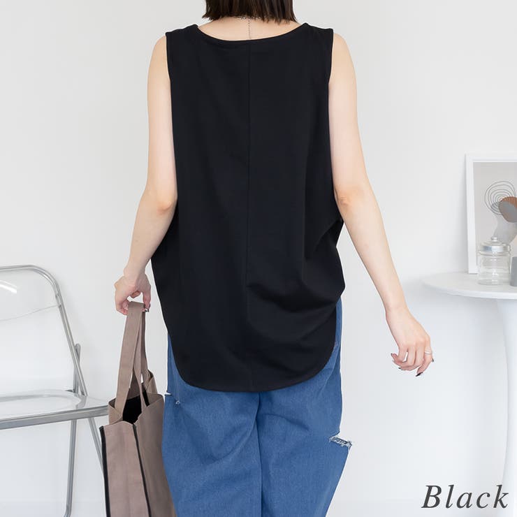 脇タックノースリーブトップス | A.NATALY | 詳細画像5 