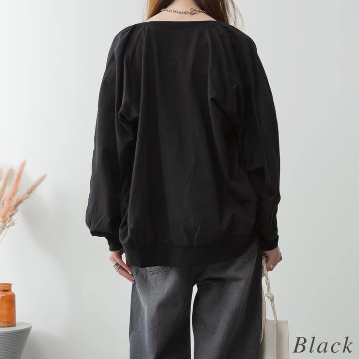 ミニ裏毛V空きジップアップブルゾン | A.NATALY | 詳細画像7 